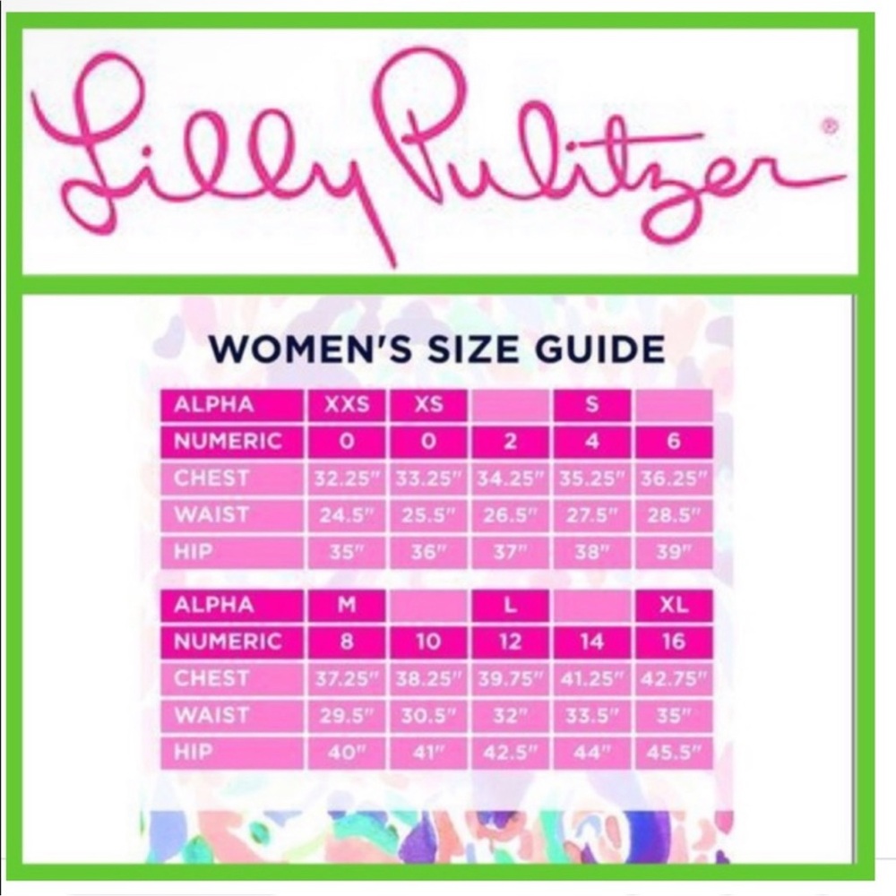 LILLY PULITZER Big Flirt Callahan Cotton Shorts in Greens/Pinks/Yellow Size 00 - Picture 11 of 12